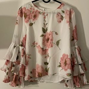 Summer floral top